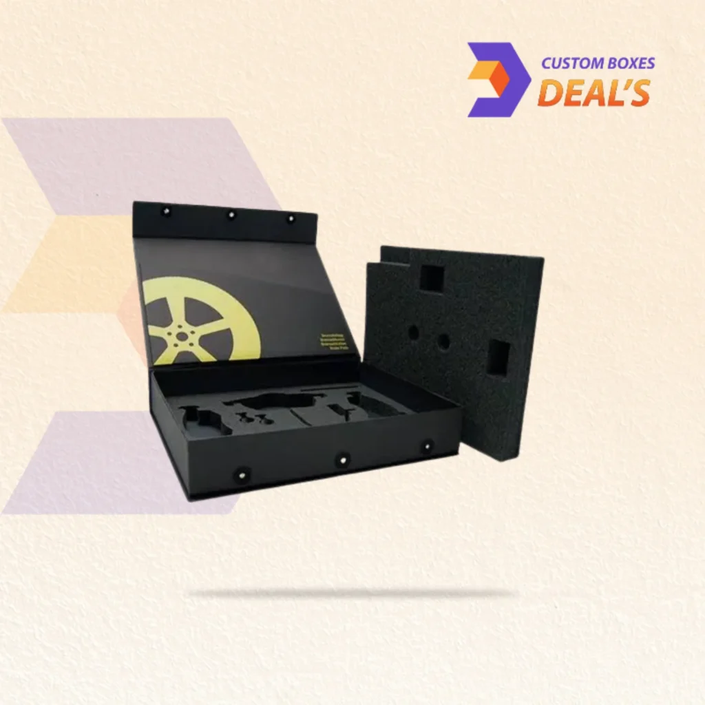 Wholesale Single Color Rigid Boxes for Business Packaging