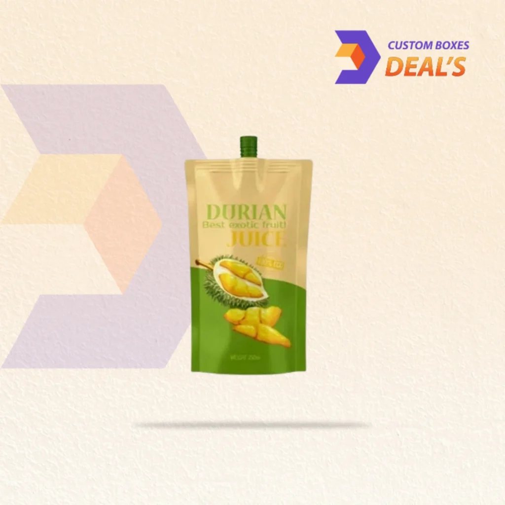 Stand up pouch packaging for snacks, food, and consumer products