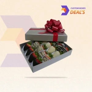 Printed strawberry packaging boxes for professional fruit product presentation