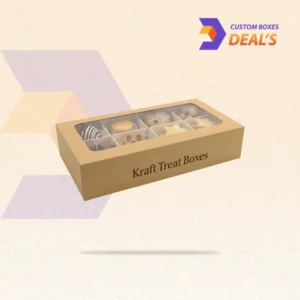 Custom treat packaging boxes for parties, gifting and retail display