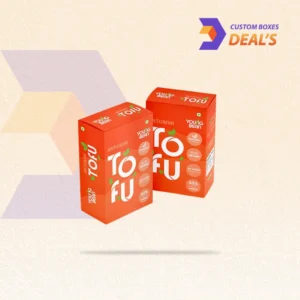 Custom tofu product packaging made for convenient storage, branding, and retail display