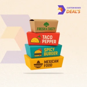 Branded togo packaging boxes for attractive food presentation and takeaway orders