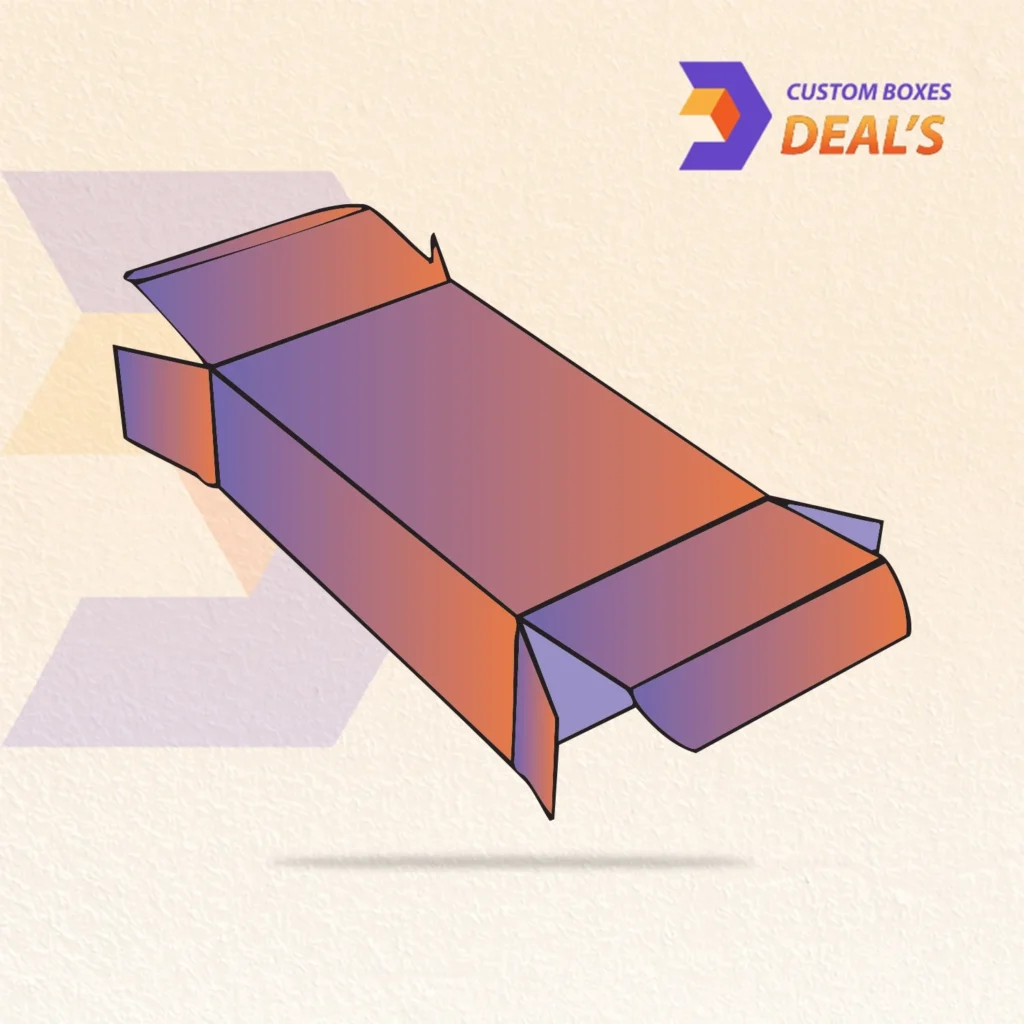 Printed tuck end cover packaging designed for branded presentation and convenient opening