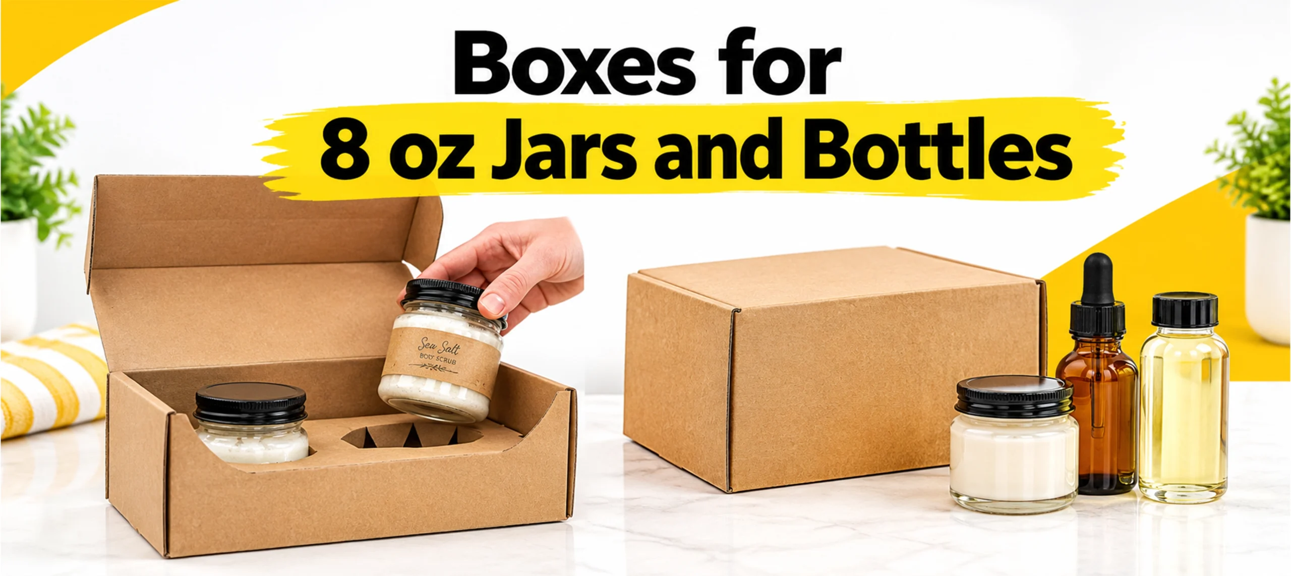 Boxes for 8 oz Jars and Bottles