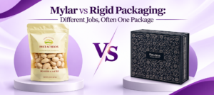 Mylar vs Rigid Packaging: Different Jobs, Often One Package