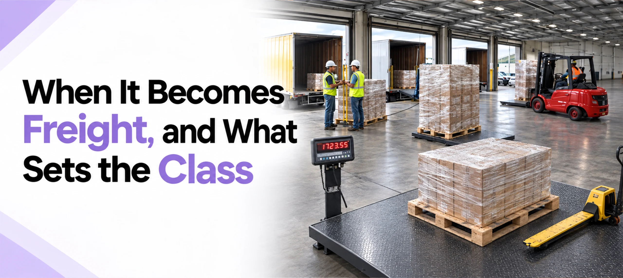 When It Becomes Freight, and What Sets the Class